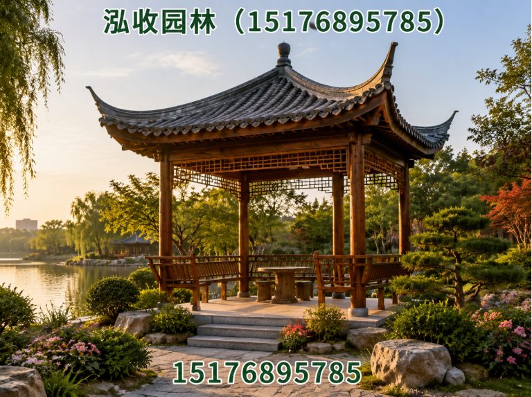 黑河京津冀防腐木工程展示图